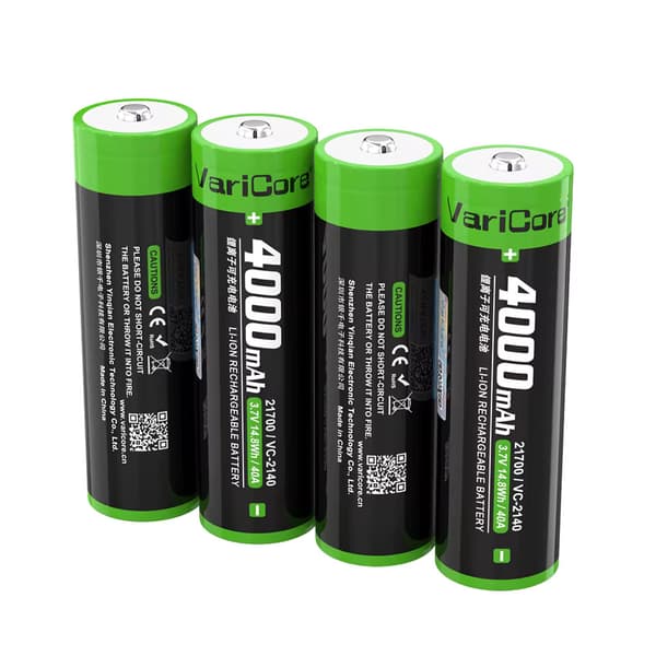VariCore Plus VC-2140 21700 Li-ion-batteri 3,7 V 4000 mAh
