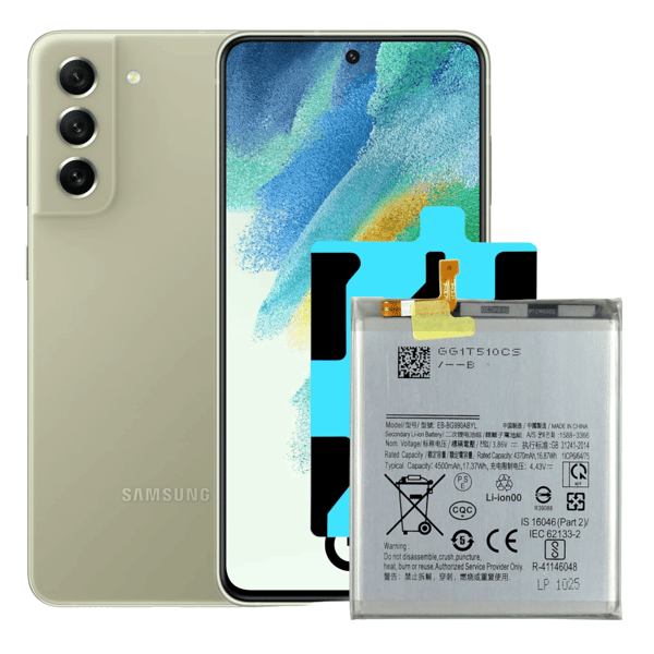 Batteri för Samsung Galaxy S21 FE 5G EB-BG990ABY 4370 mAh med tejp