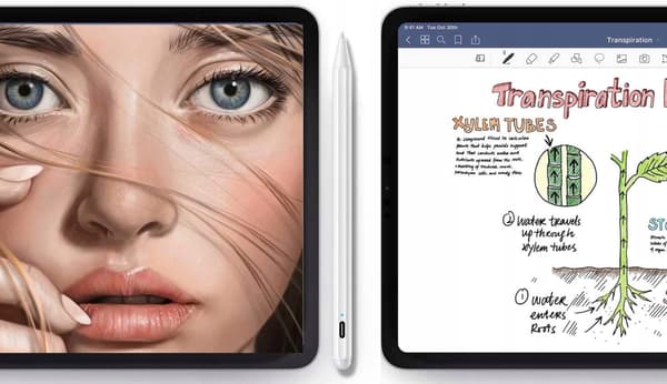 Stylus Pen Gen 2 för Apple iPad – Vit med lutningssensor och magnetfunktion