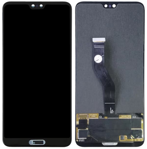 Original OLED-display med pekskärm för Huawei P20 Pro, renoverad, svart