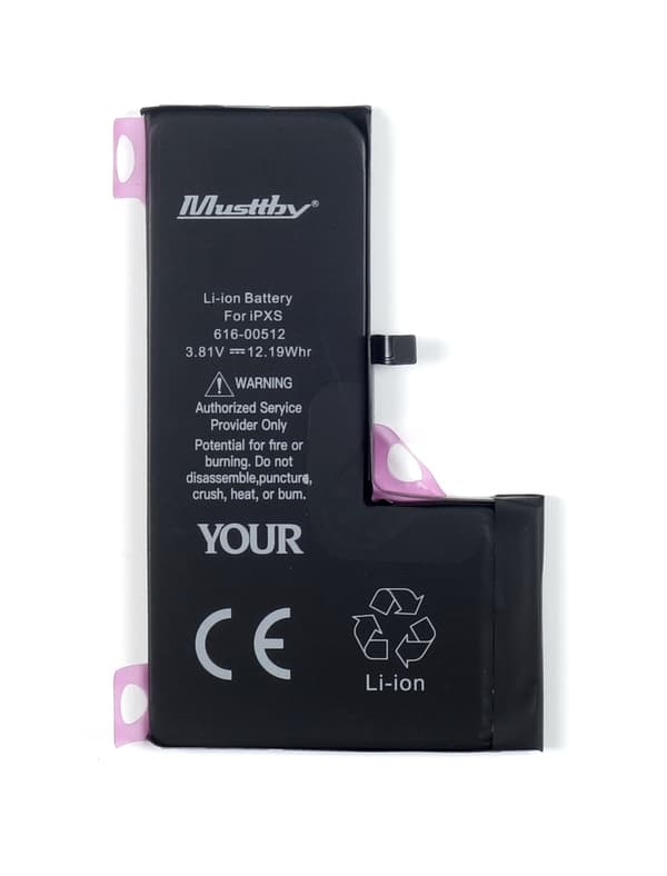 Musttby Batteri för Apple iPhone XS, 3200 mAh – Utökad kapacitet