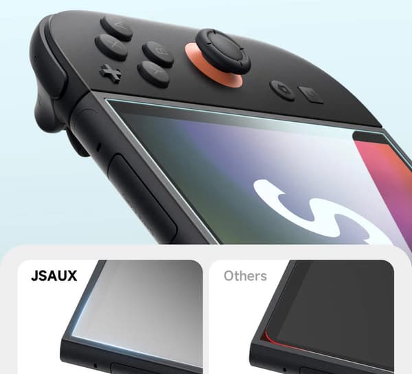 9H JSAUX 2st antireflexbehandlat matt skyddsglas för NINTENDO SWITCH 2