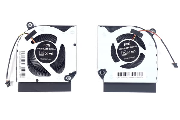 Kylfläktset CPU + GPU för Acer Nitro AN515-45/55/56/57 N20C1, höger/vänster