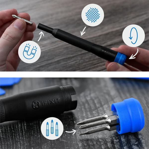 iFixit Pro Tech Go precisionsverktygssats för elektronikreparation, 32 bits