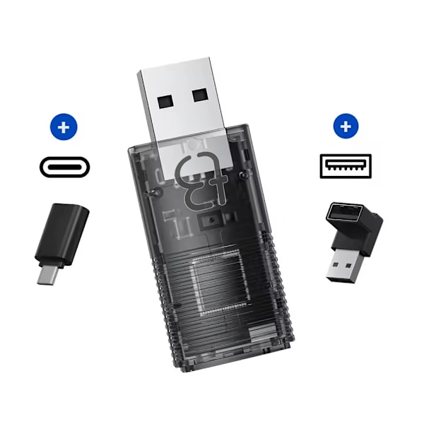 Trådlös adapter TB NANO för Apple CarPlay / Android Auto Transparent