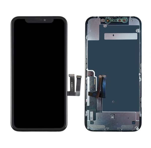 LCD-skärm för Apple iPhone 11, Incell IPS, svart, med monteringspackning