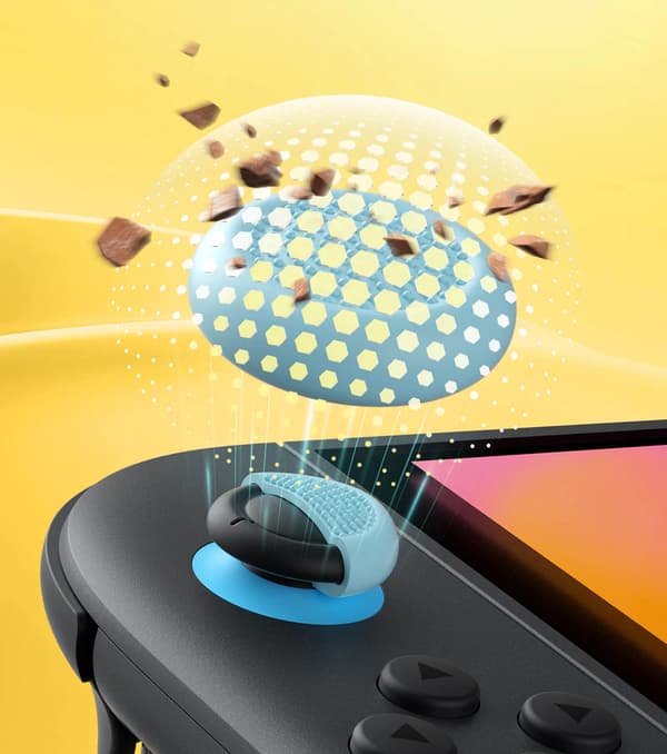 Joy-Con 6in1 JSAUX suddlock för Nintendo Switch 2 konsol Färgade