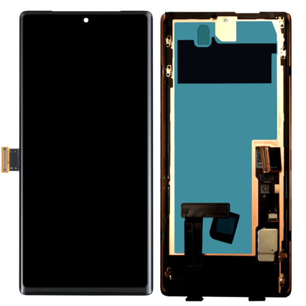 OLED-skärm med touch och ram till Google Pixel 6 Pro GLUOG G8VOU