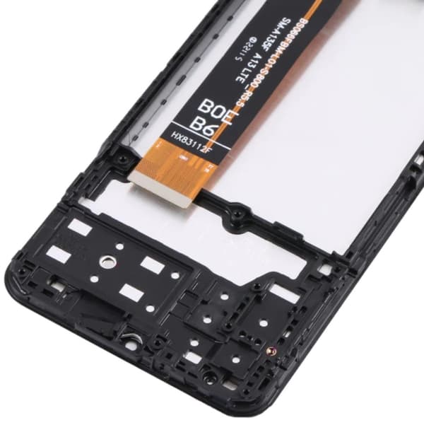 Original LCD-display med pekskärm Samsung Galaxy A13 4G SM-A135F IPS, svart ram