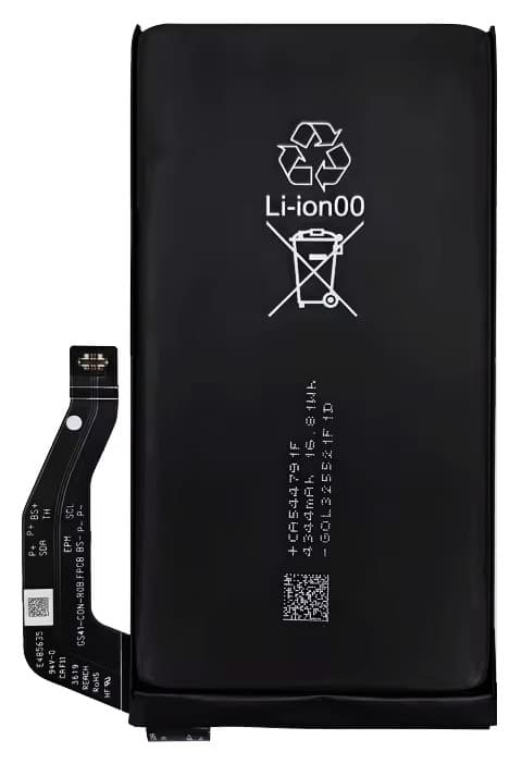 Batteri för Google Pixel 7a GP5JE, 4385 mAh, 3,85 V med monteringstejp