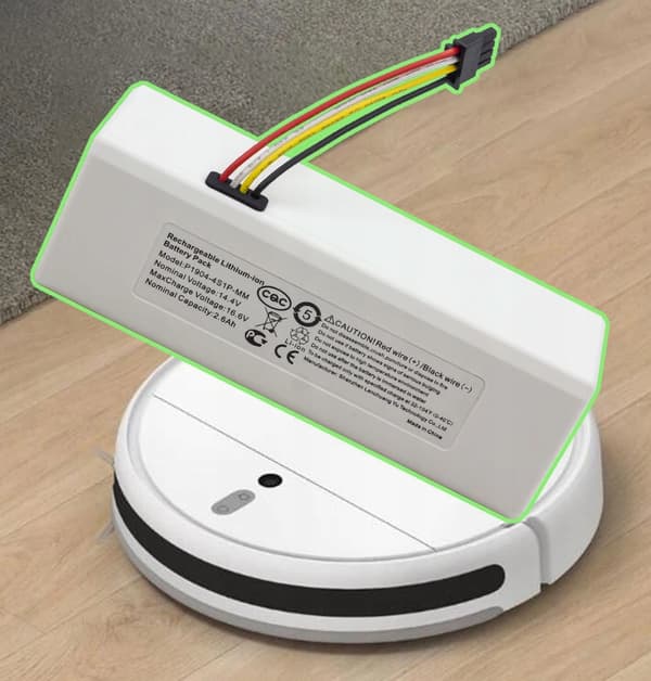 Batteri 14,4 V 2600 mAh för Xiaomi Mi Robotdammsugare 1C Mijia 1C