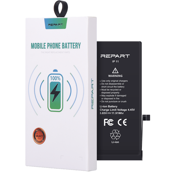 Batteri till Apple iPhone 11, 3110 mAh med lim