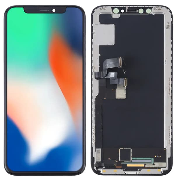 Display med pekskärm och digitizer för Apple iPhone X, Hard OLED, med packning