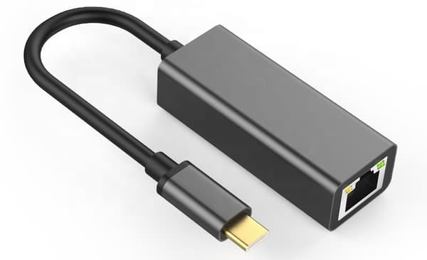 USB-C till RJ45 Gigabit Ethernet-adapter 1000 Mbps