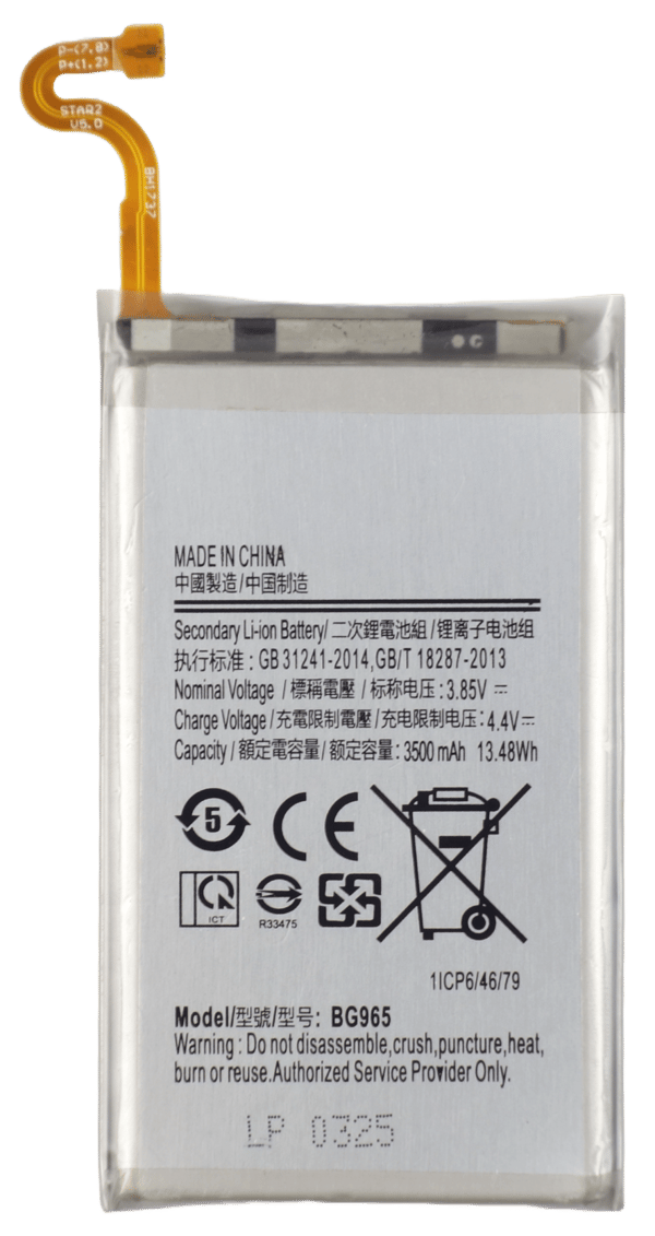 Batteri för Samsung Galaxy S9 Plus G965, 3,85 V, 3500 mAh, EB-BG965ABY