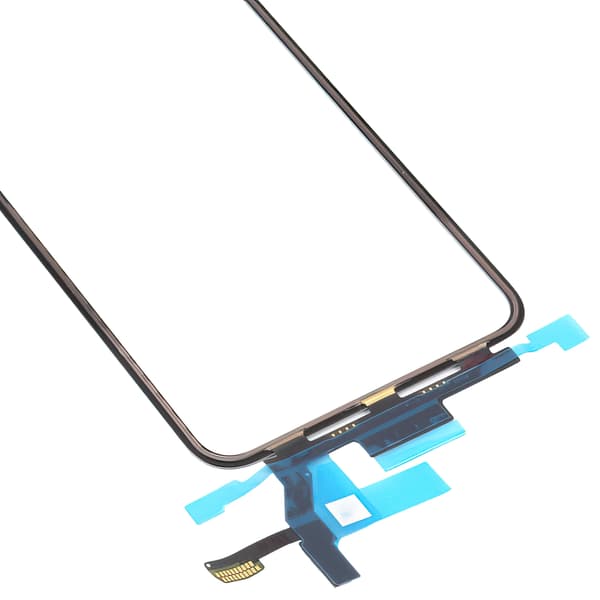 Skärmglas med pekfunktion och OCA-lim för iPhone XS Max, kort flex med IC-kontroller