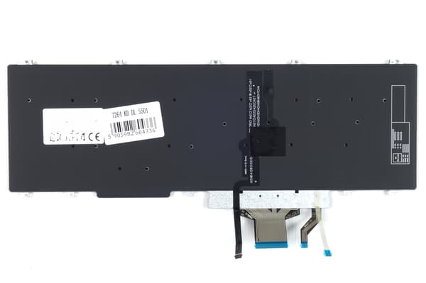 Tangentbord för Dell Latitude 5500/5501/5510/5511 med LED och TrackPoint