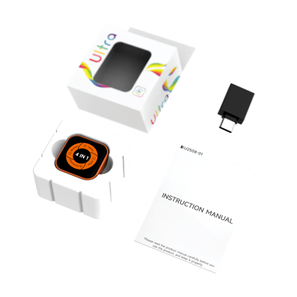 Carlinkit Mini Ultra 6 4-i-1 trådlös CarPlay- och Android Auto-adapter med AirPlay och Miracast