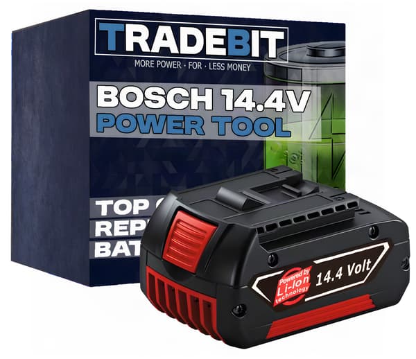 Bosch 14,4 V 4,0 Ah Li-ion-batteri för elverktyg, 57,6 Wh