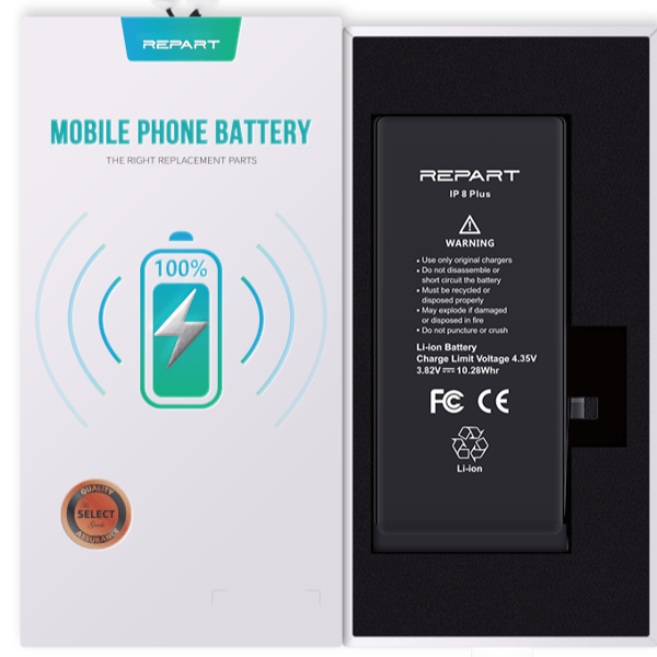 Batteri till Apple iPhone 8 Plus, 2691 mAh, Li-ion med lim