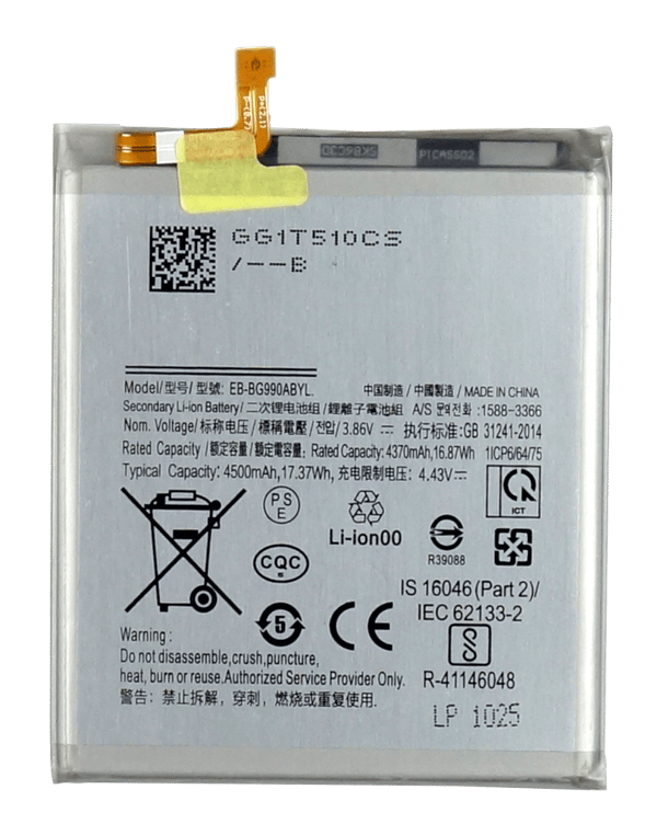Batteri för Samsung Galaxy S21 FE 5G EB-BG990ABY 4370 mAh med tejp