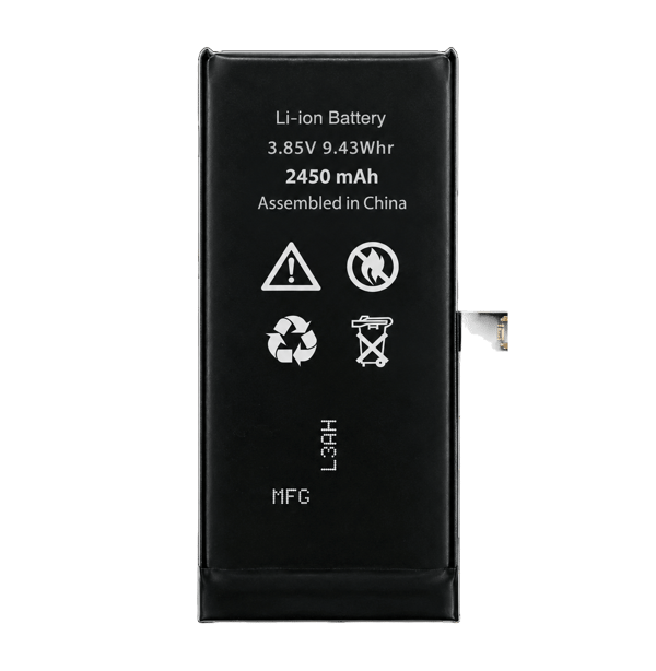 Batteri till iPhone 12 mini 2460 mAh, High Capacity Diagnostic, utan varningsmeddelande