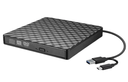 Extern CD/DVD-brännare USB-C, USB 3.0, för PC och laptop, portabel