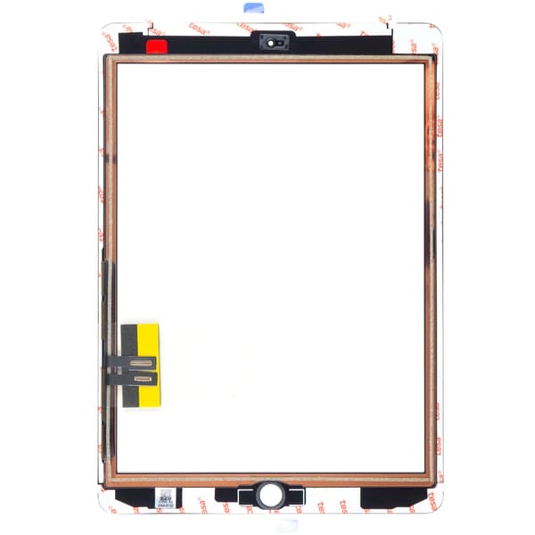 Pekskärmsglas med digitizer och lim, OEM-flex (koppar) till iPad 6 (2018) A1893/A1954