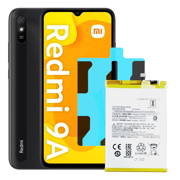 Batteri BN56 4900 mAh för Xiaomi Redmi 9A/9C, POCO M2 Pro och Redmi A1