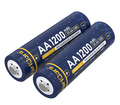VariCore VC-AA 1200 laddningsbara AA-batterier Ni-MH 1,2 V 1200 mAh, 4-pack