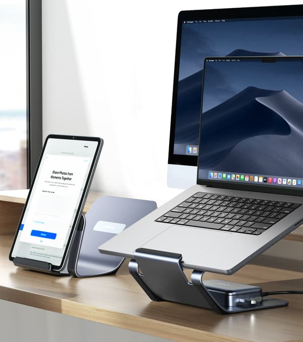 JSAUX SL0206 Aluminiumstativ för surfplatta Laptopstativ