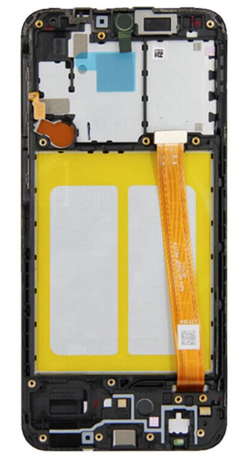 Original renoverad LCD-display med pekskärm för Samsung Galaxy A20e A202F, IPS, svart ram