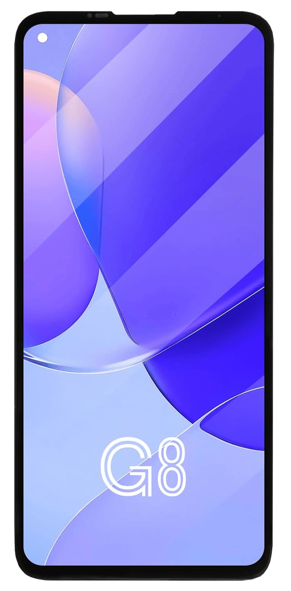 Original LCD-display med pekskärm för Motorola G8 XT2045-1/XT2045-2, svart