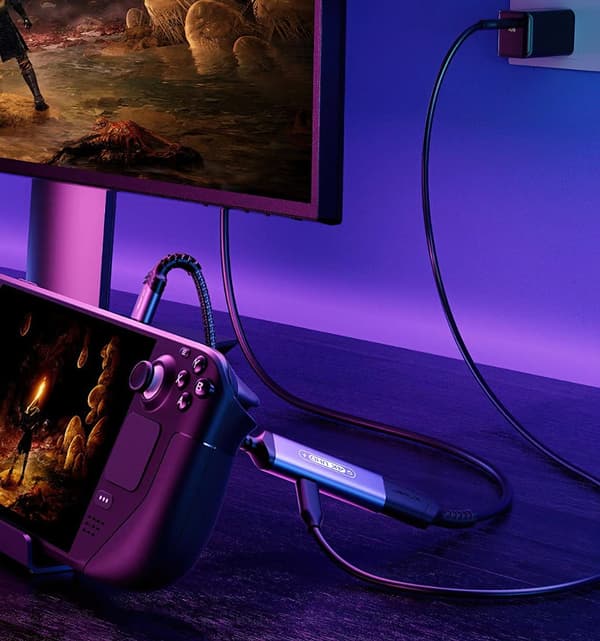 JSAUX 2-i-1 USB-C till HDMI-adapter och PD-strömförsörjning 100W max HB0201