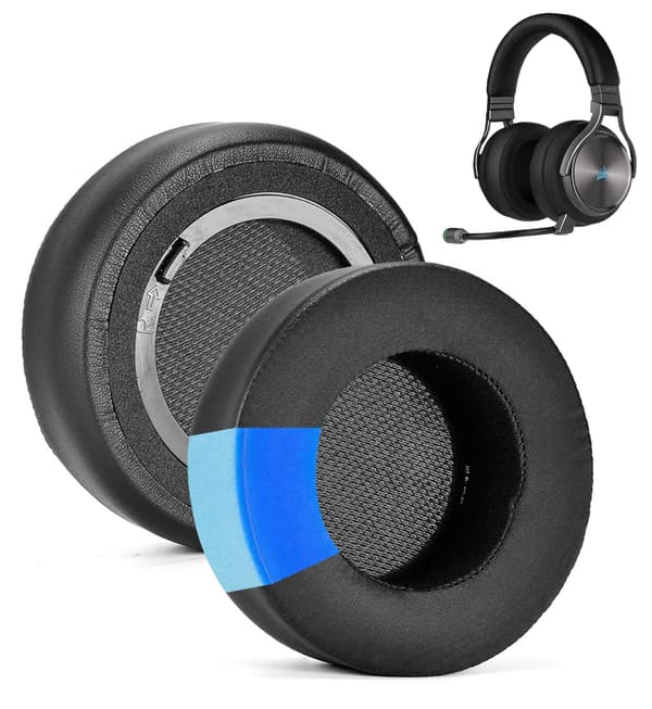 Corsair Virtuoso RGB WIRELESS gelkuddar