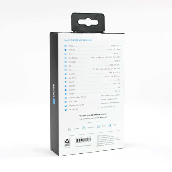 iFixit Mako skruvmejselkit med 64 precisionsbits
