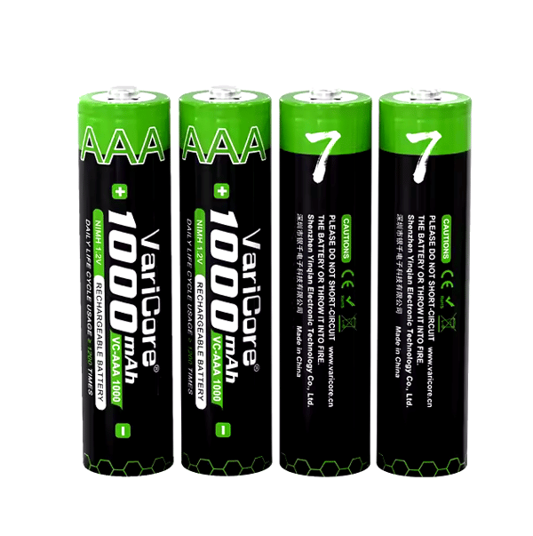 VariCore VC-AAA 1000 NiMH-batteri 1,2 V 1000 mAh, 4-pack