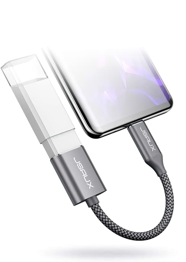 JSAUX CD0019 USB-C till USB-A 3.0 OTG-adapter