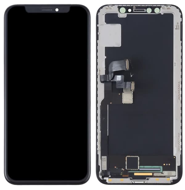 Display med pekskärm och digitizer för Apple iPhone X, Hard OLED, med packning