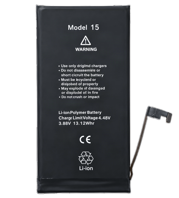 Ersättningsbatteri till Apple iPhone 15, 3349 mAh, Diagnostic, A2846/A3089/A3090/A3092