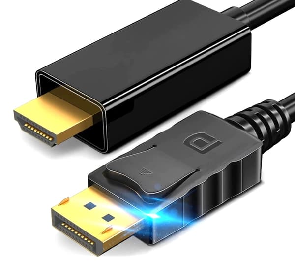 DisplayPort till HDMI-kabel 4K 30Hz 1 m