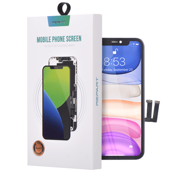 REPART LCD-skärm med touch digitizer för Apple iPhone 11, Incell, inkl. packning