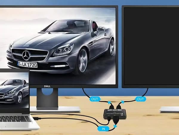 Dubbelriktad HDMI 2.1-switch, 8K 60 Hz och 4K 120 Hz