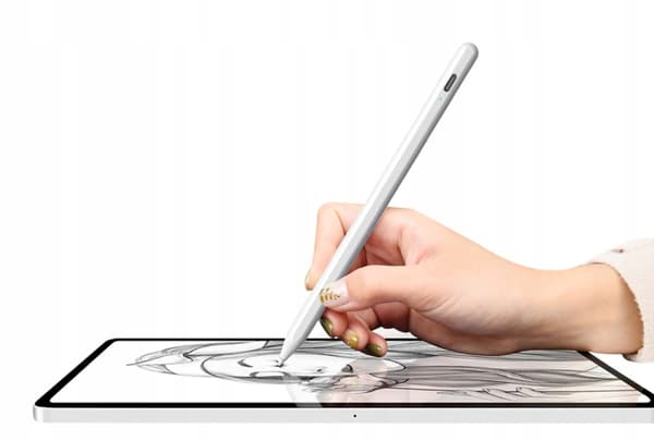Stylus Pen Gen 2 för Apple iPad – Vit med lutningssensor och magnetfunktion