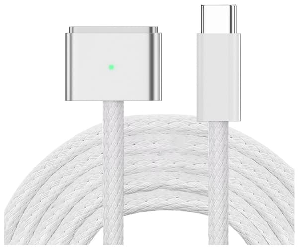 MagSafe 3 USB-C-kabel 140 W, 2 m, vit för MacBook Pro/Air och iPad