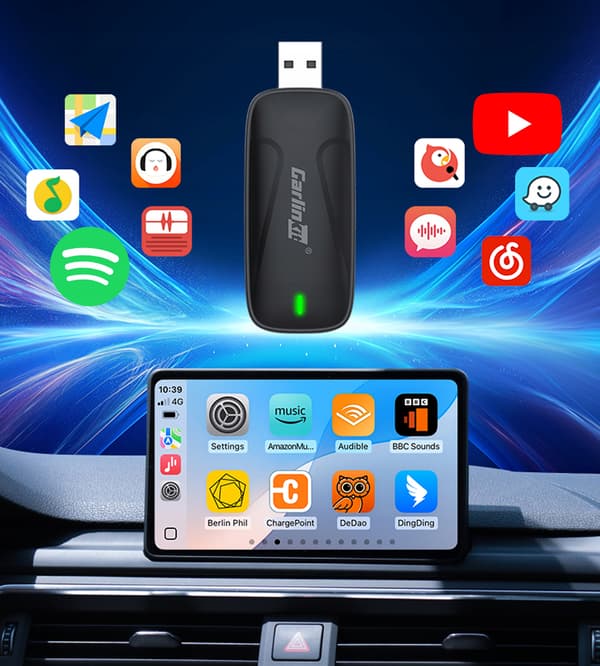 CarlinKit Mini SE X2air Apple CarPlay Android Auto Trådlös adapter