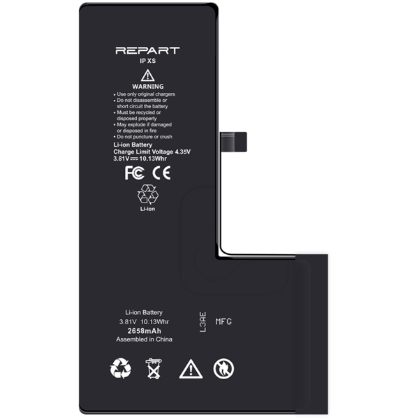 Batteri till Apple iPhone XS, 2658 mAh, Li-ion, inklusive lim