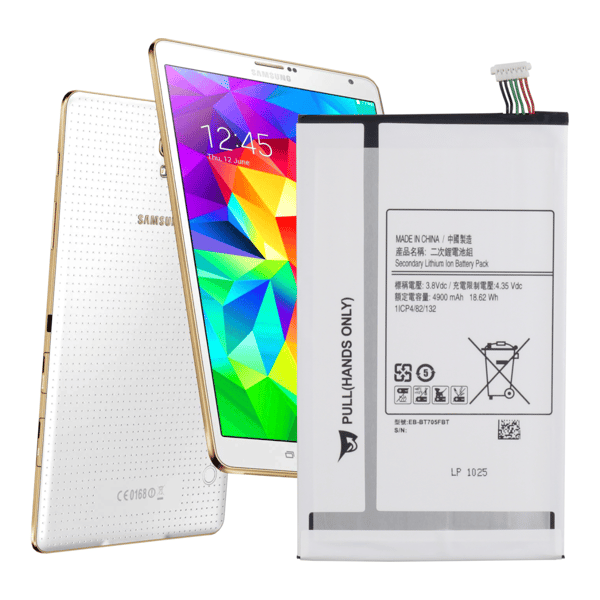 Batteri till Samsung Galaxy Tab S 8.4 T700/T705 EB-BT705FBE, 4900 mAh