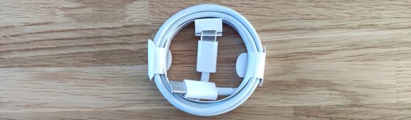 USB-C till USB-C Snabbladdningskabel 100 cm PD 40W QC 3.0 Vit