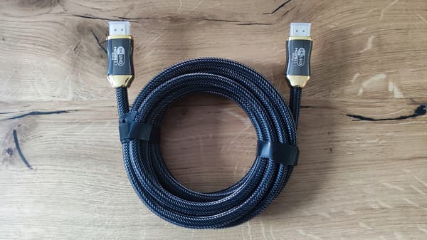Tradebit HDMI 2.1-kabel 1 m, 8K 60 Hz, 4K 120 Hz, 48 Gbit/s